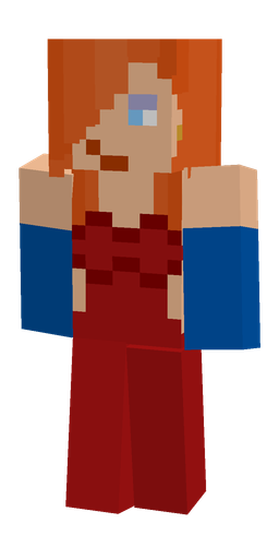 Blue skin: body, front render