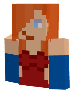 Blue skin: bust render