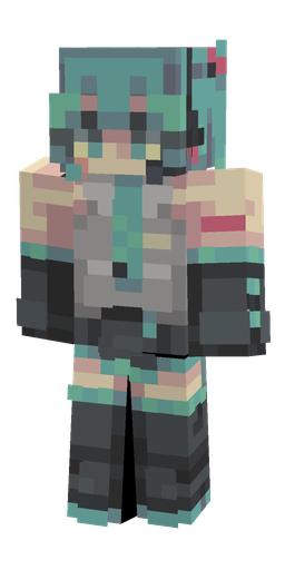 Black skin: body, front render