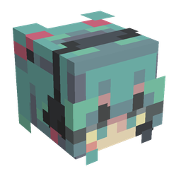 Black skin: head render