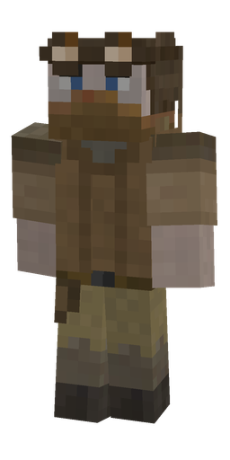 Brown skin: body, front render