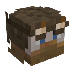Brown skin: head render