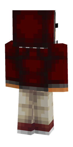 Black skin: body, back render