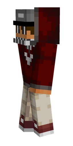 Black skin: body, left side render