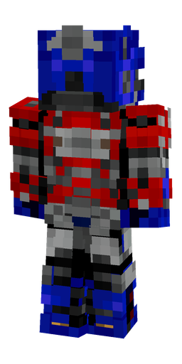 Black skin: body, back render