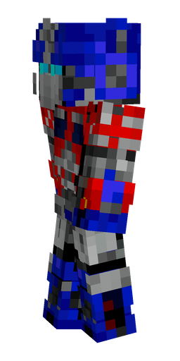 Black skin: body, left side render