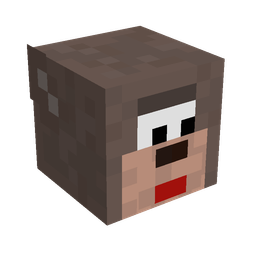 Brown skin: head render