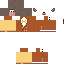 Brown skin: raw texture render