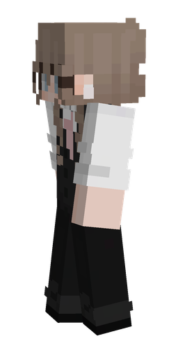 Black skin: body, left side render