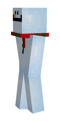 Blue skin: body, left side render