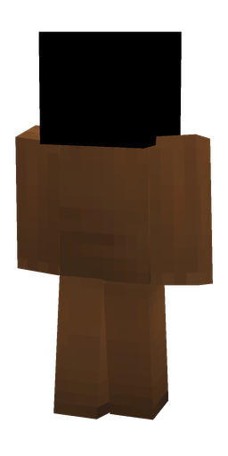 Black skin: body, back render