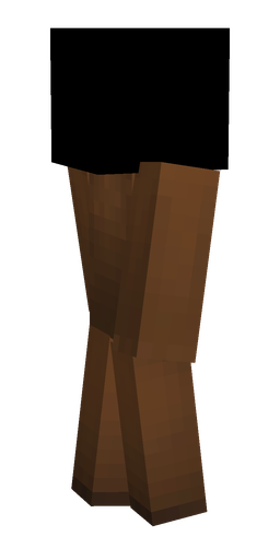 Black skin: body, left side render