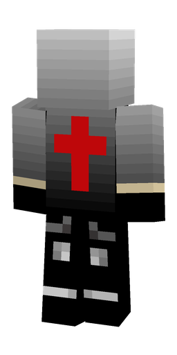 Black skin: body, back render