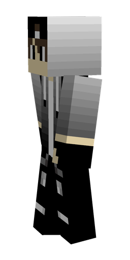 Black skin: body, left side render