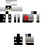 Black skin: raw texture render