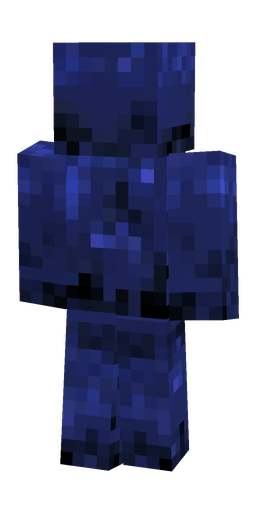 Blue skin: body, back render