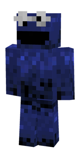 Blue skin: body, front render