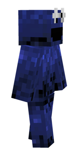 Blue skin: body, right side render