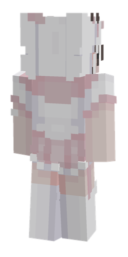 Blue skin: body, back render