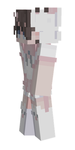 Blue skin: body, left side render