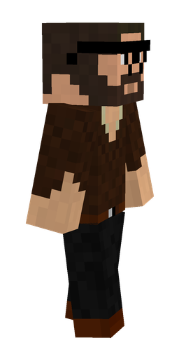 Black skin: body, right side render