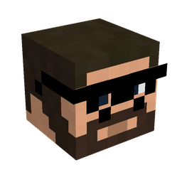 Black skin: head render