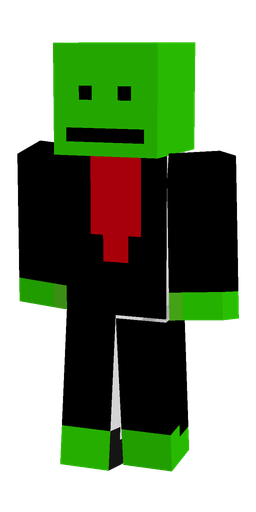 Black skin: body, back render