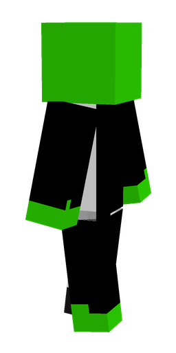 Black skin: body, right side render