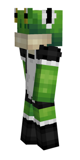 Black skin: body, left side render