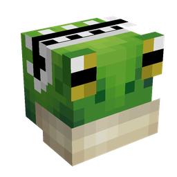Black skin: head render