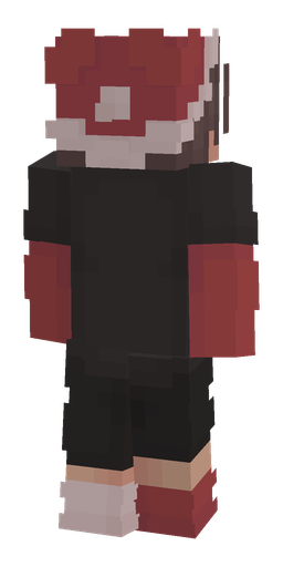 Black skin: body, back render