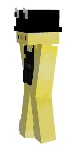 Black skin: body, left side render