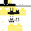 Black skin: raw texture render