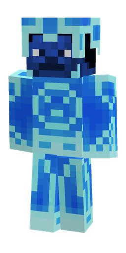 Blue skin: body, front render