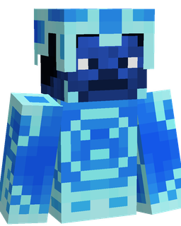 Blue skin: bust render