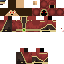 Black skin: raw texture render