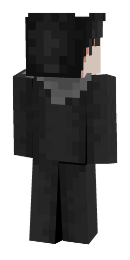 Black skin: body, back render
