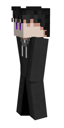 Black skin: body, left side render
