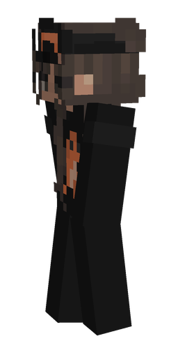 Black skin: body, left side render