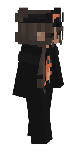 Black skin: body, right side render