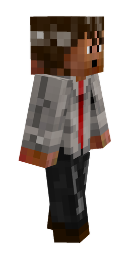 Black skin: body, right side render