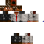 Black skin: raw texture render