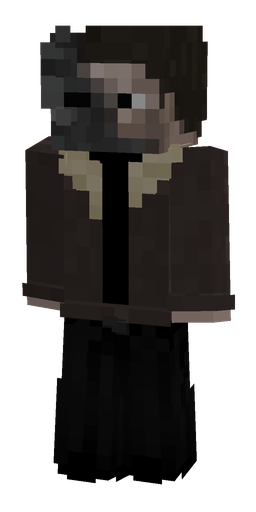 Black skin: body, front render