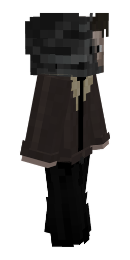 Black skin: body, right side render