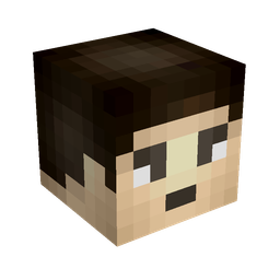 Black skin: head render