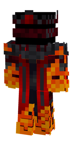 Black skin: body, back render