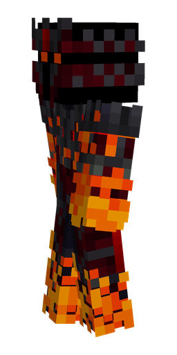 Black skin: body, left side render
