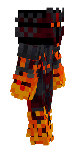 Black skin: body, right side render