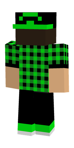 Black skin: body, back render