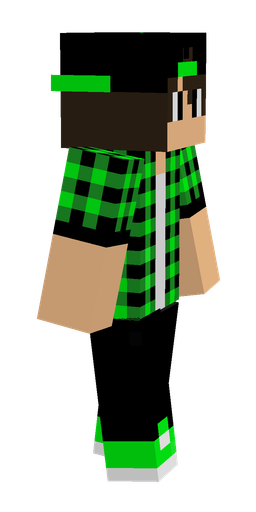 Black skin: body, right side render